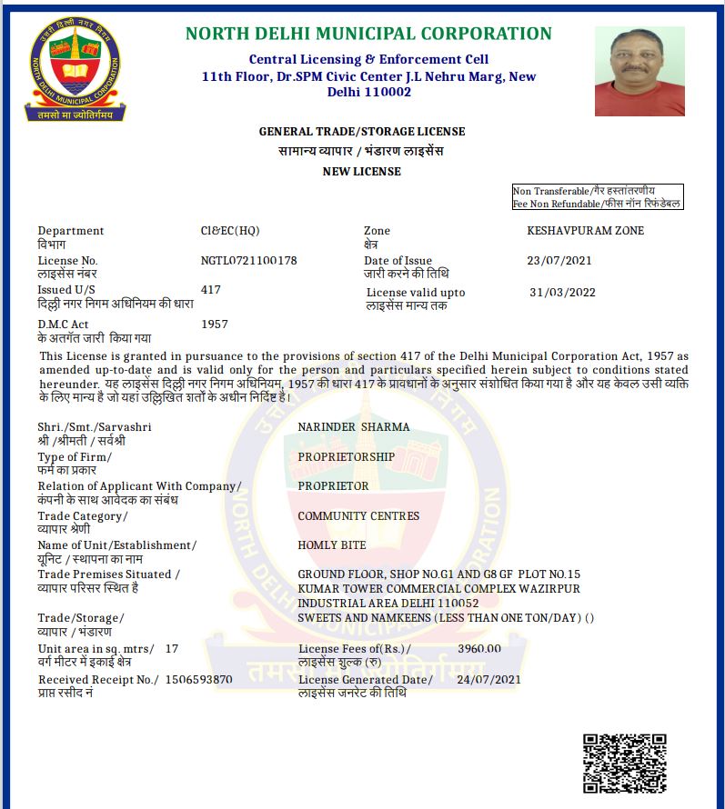 MCD LICENCE